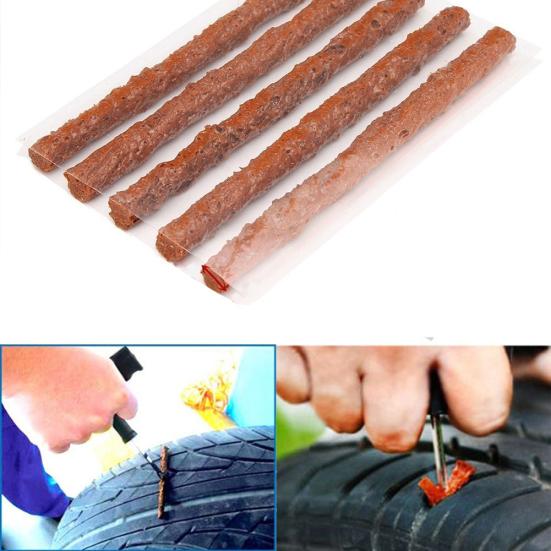 10Pcs/lot Car Motorcycle Tire Repair Strip Seal Patch Tyre Maintenance Recovery