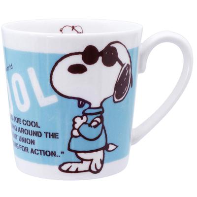 Kanesho Toki Snoopy Большая кружка Joe Crew, сделано в 604181 "Peanuts", прибл.. 350 мл, Синий, Япония,