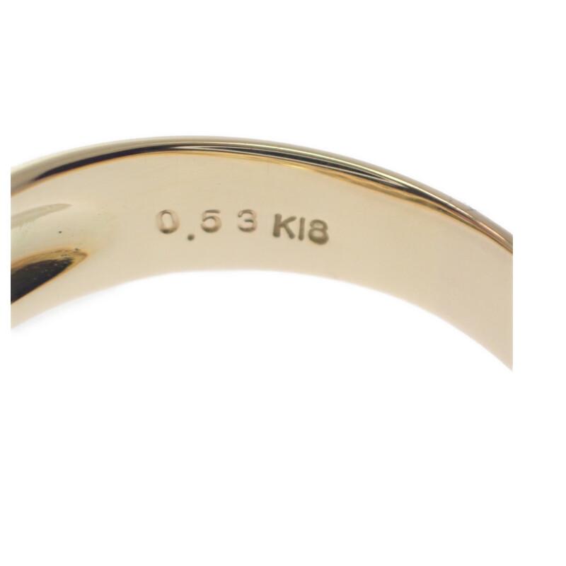 Без бренда  #12(Размер Японии) кольцо K18 желтое золото Женщины