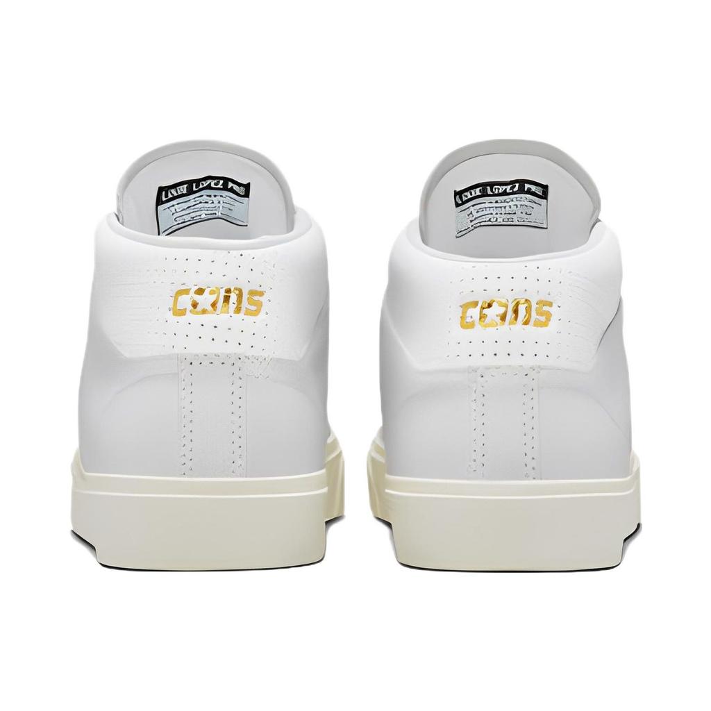 Converse Louie Lopez Pro Mid Mono Leather - White Egret Unisex Sneakers A05090C