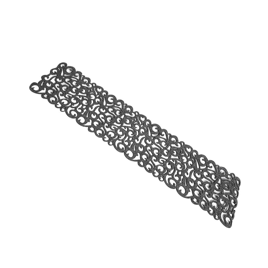 Прямоугольная форма фетровая скатерть дорожка салфетки под приборы настольные коврики украшения для дома(Темно-серый)