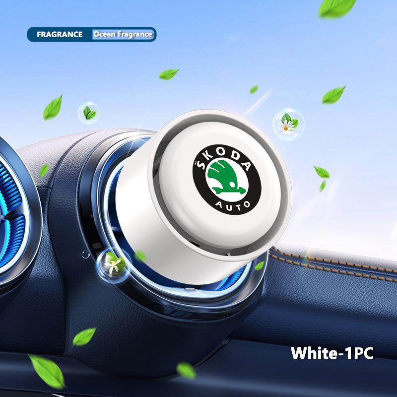BATJ9 Car Air Freshener Aromatherapy Diffuser Accessories Perfume Decorative For Skoda octavia a5 a4 mk1 2 fabia superb rapid mk3 yeti