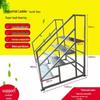 JINGGENG Heavy-Duty Mobile Industrial Safety Ladder