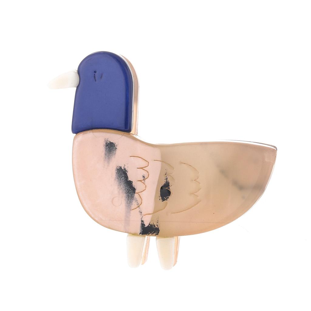 Blucome Новинка 2023, акриловые броши с маленькой уткой для женщин, заколки для лацканов с милыми животными, брошь на воротник, ювелирные изделия ручной работы, аксессуары