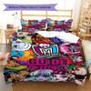 Monster High Комплект постельного белья с рисунком Одеяло Пододеяльник Наволочка Домашний Декор Подарок на День Рождения (1 пододеяльник + 2 наволочки, без наполнителя)