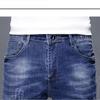 Hole Five-point Pants Plus Size Jeans Spring Summer Men's Mid-waist Loose Shorts