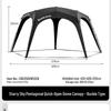 Black Dog Automatic Pentagon Dome Camping Canopy