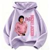 Child Michael Jackson-style Boy-girl Retro Hip-hop Hooded Sweatshirt for Men and Women, Long-sleeved Casual Streetwear