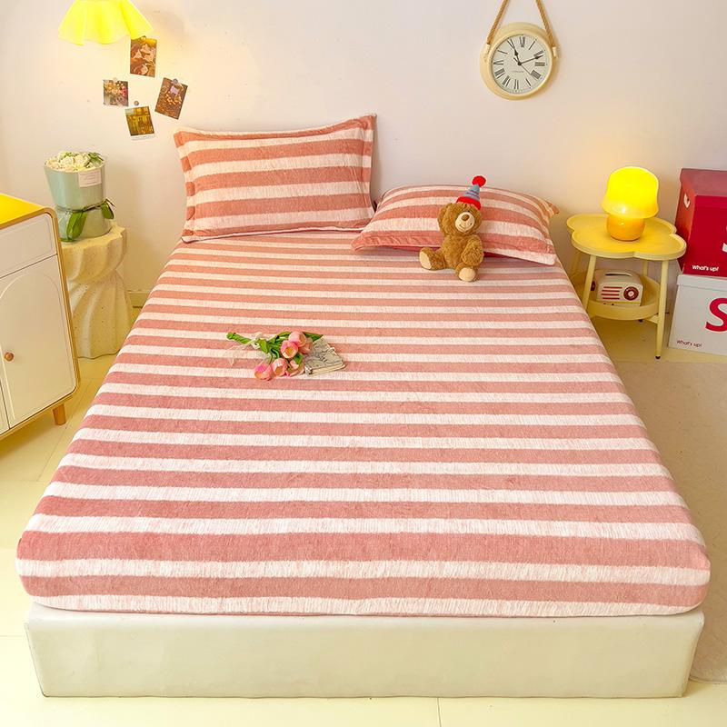 Простыня в мультяшном стиле, бархатное покрывало 120x200, зимняя простыня на резинке, приятная для кожи, простыни из постельного белья, драпа де литр (Нет наволочки)