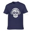 Dj Tees Hipster Tops Unisex Tshirts Print Skull Disc Headphones Hip Hop Music Tv Tshirt Summer Guys Funky Clothing