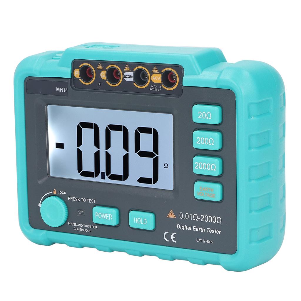 Electrical Megohmmeter Accurate Measurement Insulated Digital Grounding Resistance Tester