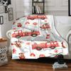 fire truck Theme Printed Blanket - Perfect for Couch, Bed, Travel & Outdoor Use | Machine Washable, Cozy & Durable.