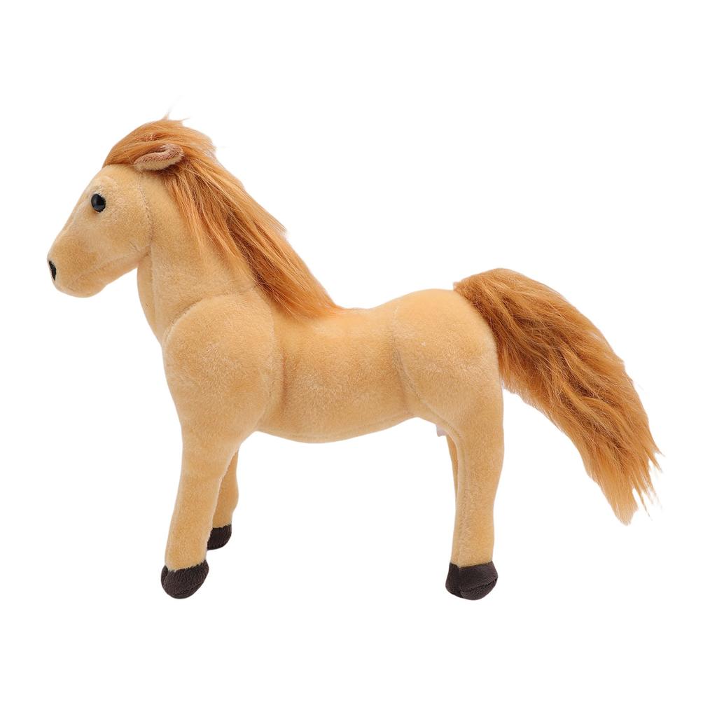 Плюшевая игрушка лошадь реалистичная мягкая удобная многофункциональная кукла лошадь для дивана кровати