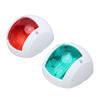 2Pcs Marine Boat Yacht Signal Light LED Navigation Bow Lamp Red Green Ship Board Light for Sailing DC 12V‑24V 3WWhite