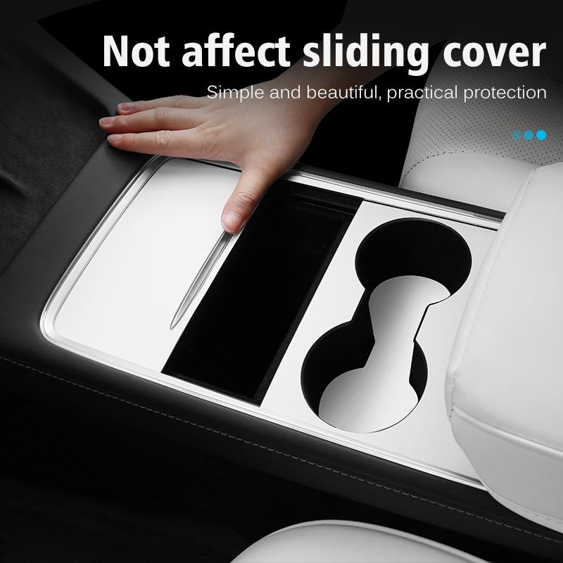 Наклейка на центральную панель управления автомобиля для Tesla-2022 Model 3 model Y, пленка на центральной консоли, украшение интерьера