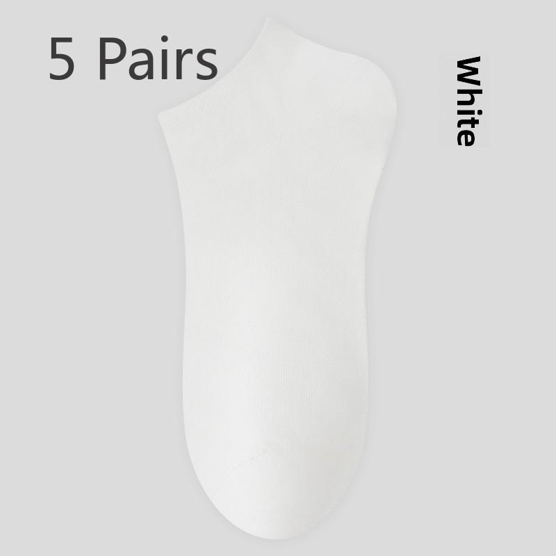 5 пар мужских носков-лодочек, носки впитывающие пот и дезодорирующие, короткие летние, короткие весенние носки