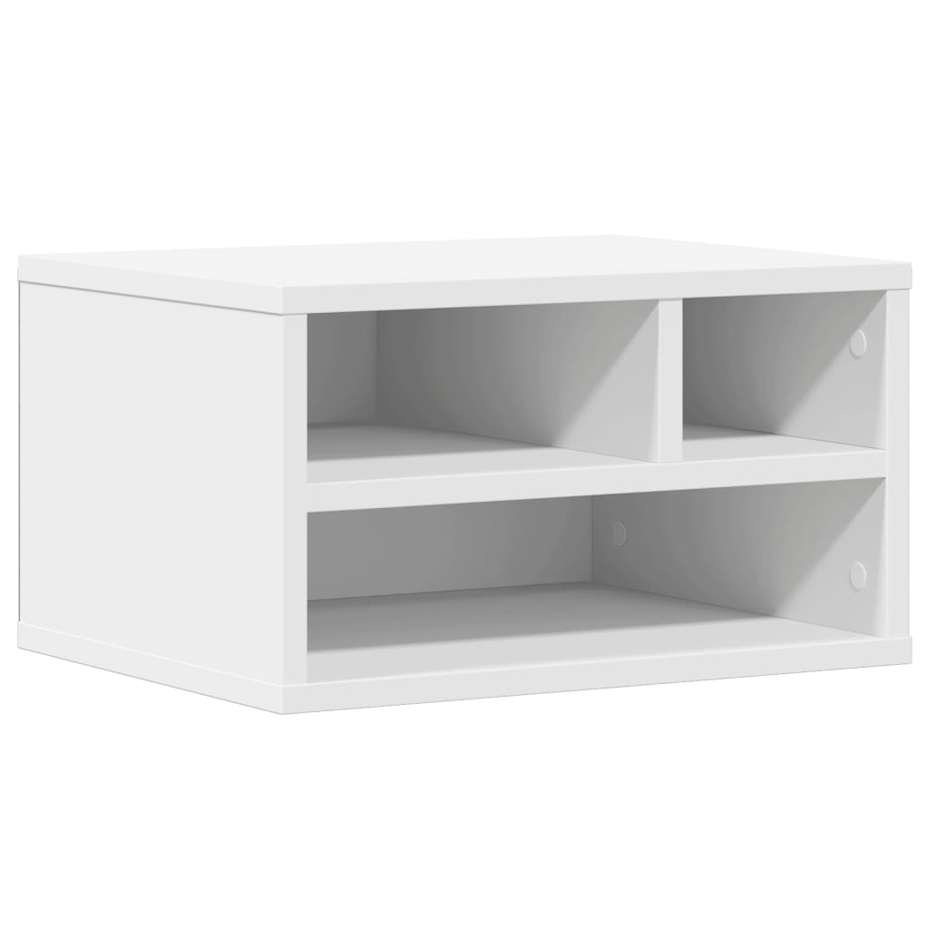 Printer Stand White 40 x 32 x 22.5 cm Particleboard