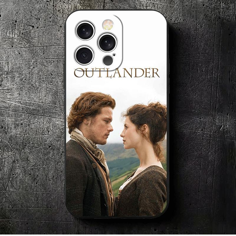 Outlander TV Клэр Мягкий чехол для телефона для iPhone 16 16E 17 Air 15 Pro Max 14 Plus 13 Mini 11 12 7 Черный чехол Задняя крышка