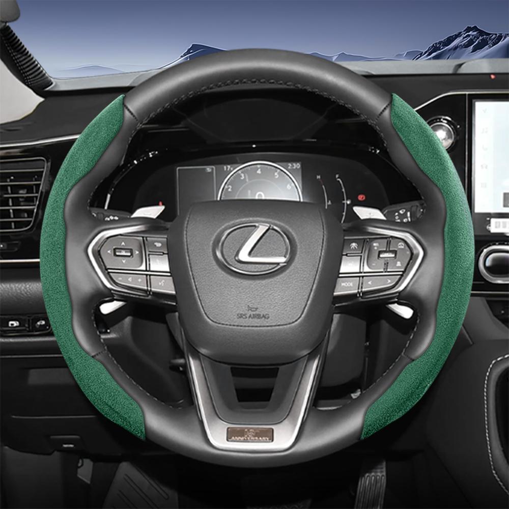 Подходит для спортивного рулевого колеса Lexus из замши, разъемного типа на кнопках, нескользящее и прочное, для моделей таких как Rx Nx Es Gx Lbx Ux Is Rz Lx