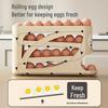 Ящик для хранения яиц: Пищевой, роликовый слайдер для двери холодильника, предотвращает появление запаха