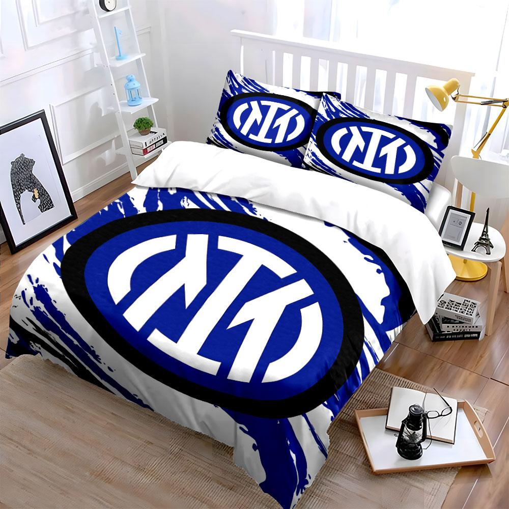 "Blue Logo Bedding Set" Bedding Duvet Cover Set Duvet Cover Pillowcases (1 * Duvet Cover 2 * Pillowcases, without duvet insert)