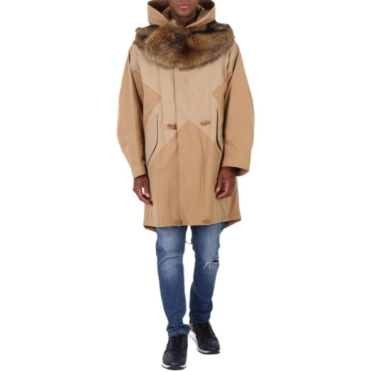 Burberry Coats Men's Brown Hooded Moderate 45589211