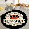 Bacardi 150 Years Round Area Rug,Carpet Rug for Living Room Bedroom Sofa Playroom Decor,Non-slip Floor Mat30