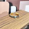 2026 Sweet and Cool Colorful Drip Glaze Temperament Court Style Retro Ring Female Flower Niche Ring