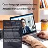 ABUO-Интеллектуальные Bluetooth-очки с ИИ-переводом, в реальном времени, 144 языка, одновременный перевод для встреч