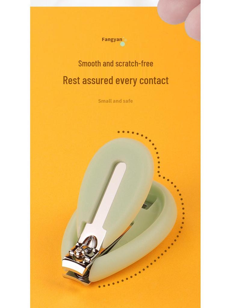 Newborn Baby Nail Clipper Set: Anti-Pinch Clippers, Children's Nail File & Ear Spoon