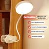 1PC Rechargeable Night Light Adjustable Reading Light Bedroom Clip-Type For Bedside Student Dormitory