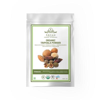Органический порошок Трифалы (100 г), Organic Triphala Powder,  Aryan