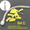 Dental Suction Tube Suction Pipe Drying Set for Accurate Suction Finalize with Washing Endo Irrigation Needle Tip Material
