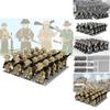Small Particle Soldier Building Blocks Durable Abs Plastic Construction