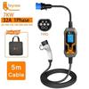 Chargeur EV Portable, 7 kW de Puissance, Multiples Caractéristiques de Protection, type2 7KW 5m Câble