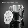 Ведро для льда большой емкости, портативное, из нержавеющей стали, ведро для льда для шампанского, барное ведро для льда, инструмент для кубиков льда 1 л