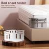 4/8 Pcs Bed Sheet Holders Fitted Sheet Straps Mattress Corner Bed Sheet Holders Keep Sheets Firm Tight for All Mattress Size