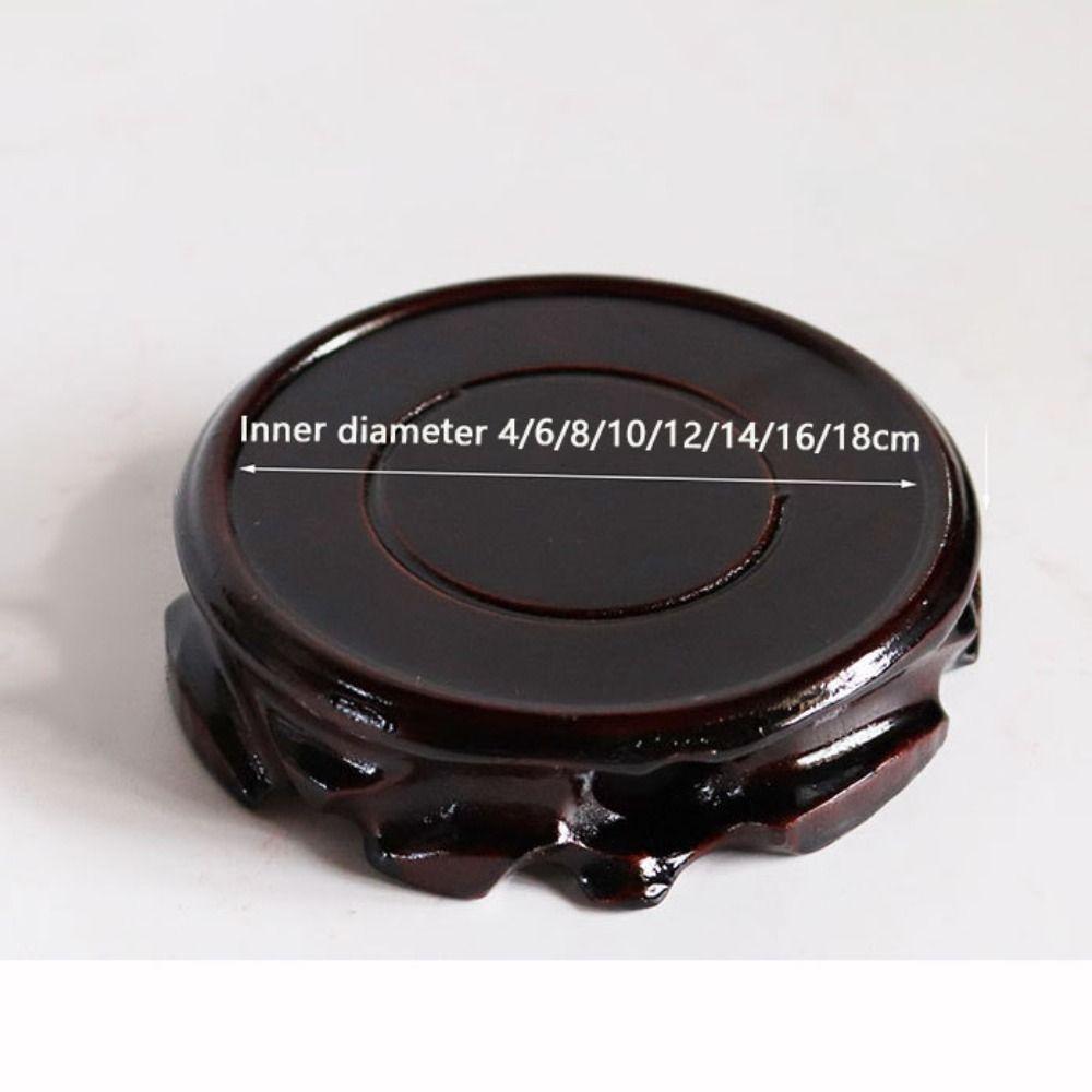 Wooden Planters Stand Ornaments Display Plant Caddy Stand New Pot Trays Garden Supplies