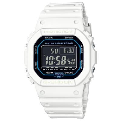 Часы Casio G-SHOCK Sci-fi World с подключением к смартфону Белые/Черные DW-B5600SF-7 Мужская Зарубежная Модель