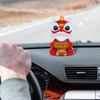 Счастливый танец львов Солнечная автодекорация Традиционный фестиваль Украшение для приборной панели Простая установка Для дома и автомобиля