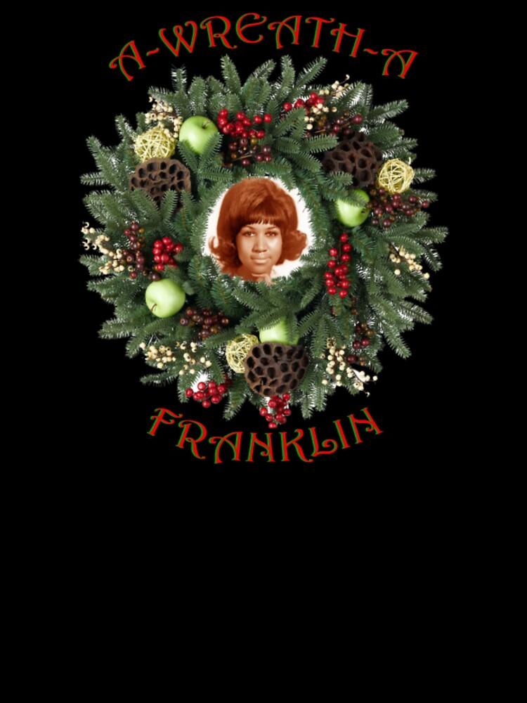 Martha Reeves & The Vandellas Футболка оверсайз A-WREATH-A FRANKLIN