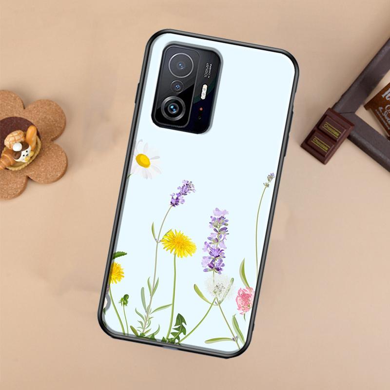 Чехол с лавандовыми фиолетовыми цветами для Xiaomi POCO X7 X6 X5 X3 Pro F3 F5 F6 M6 Pro 13 14 Ultra 11T 12T 13T 14T Pro