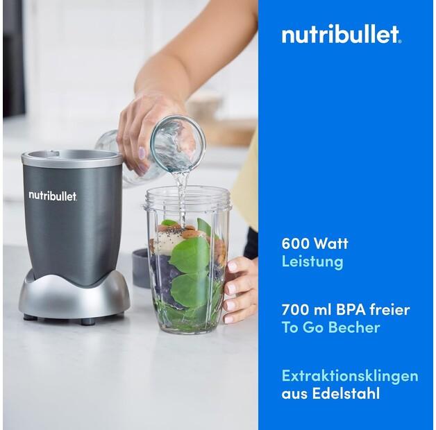 Stationary Blender NutriBullet Original 600W Grey (NB603DG)