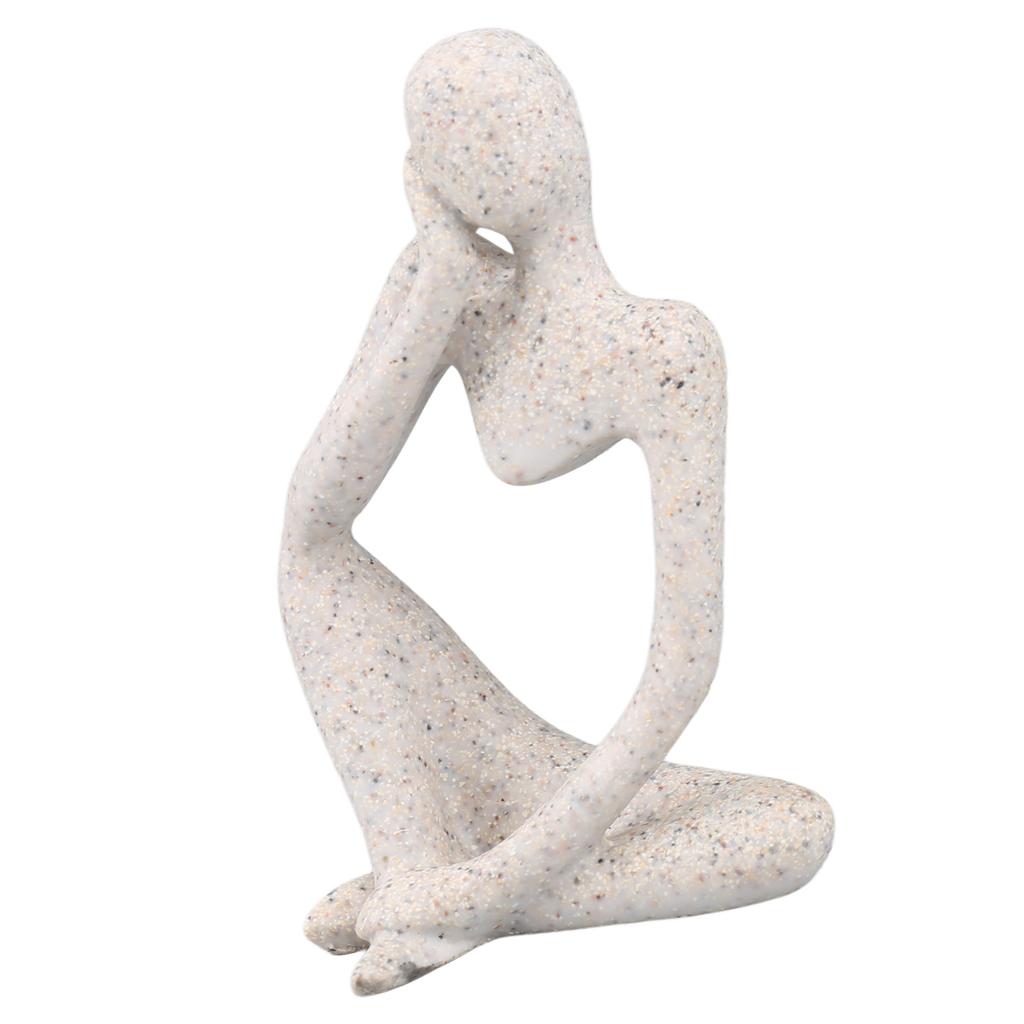 Статуя мыслителя из смолы, абстрактная фигурка мыслителя, украшение в стиле мыслителя для гостиной, офиса, книги