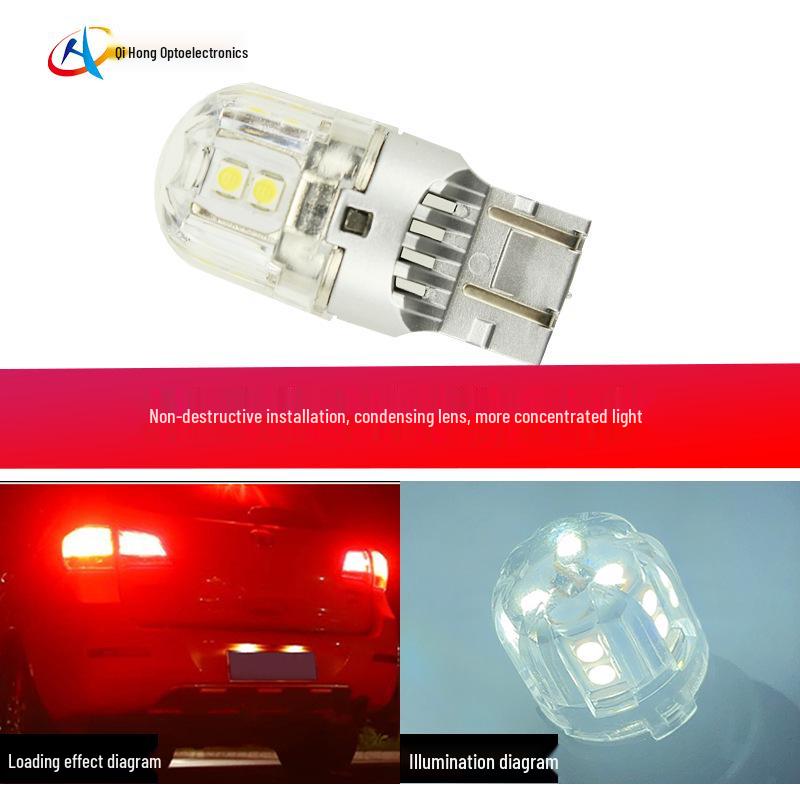 Универсальная светодиодная лампа стоп-сигнала высокой яркости W21/5W - Подходит для задних фонарей