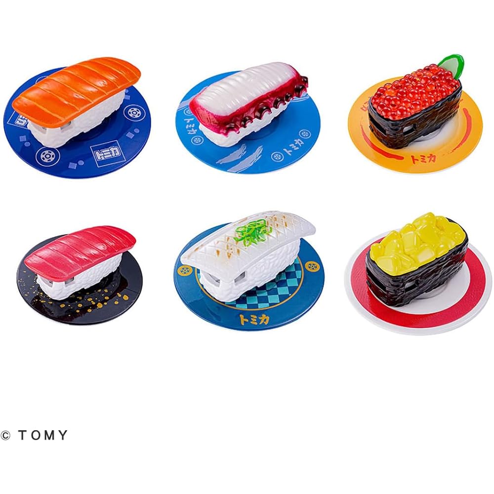 Takara Tomy Dream Tomica Sushi Mini Car Toy Set for Ages 3 and Up