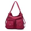 New Large Capacity Nylon Bag Lightweight Multi-back-style One-shoulder Crossbody Backpack Travel Bag