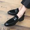 Spring and Autumn Classic Loafers Men Slip-on Black Suede Business Formal Leather Shoes Moccasin High-quality Casual Shoes 38-48