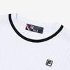 Fila KniT Oblique Round T shirT Fs2rsg2371f Whi
