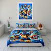 Paw Patrol Cartoon Bedding Set for Kids Bedding set (1 duvet cover, 2 pillowcases, duvet not included)